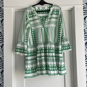 Tuckernuck Green Salma Dress.  Size L. Excellent condition